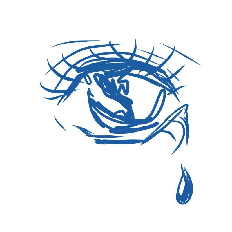 sad tear