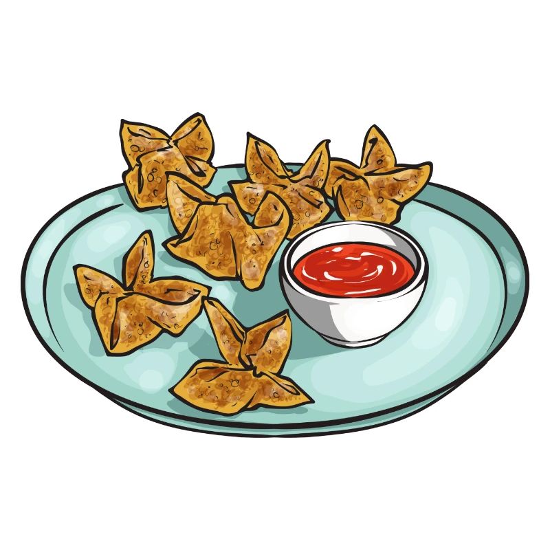 Krabben Rangoon Crabe Rangoon