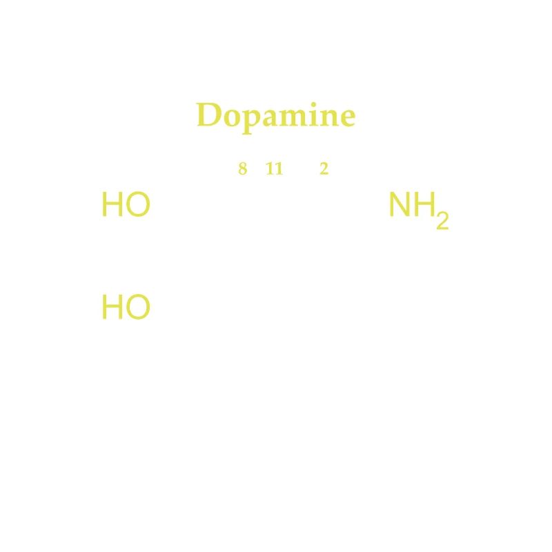 Dopamin-Molekül