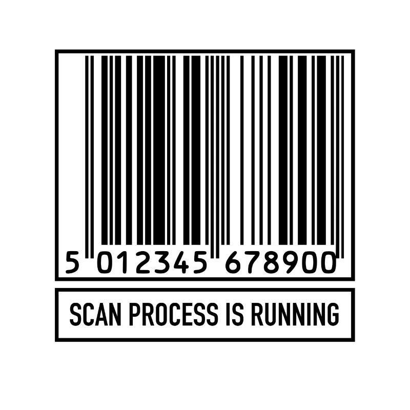 Scannez un cadeau de technologie informatique de code à barres