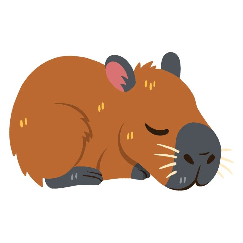 Capybara schläft