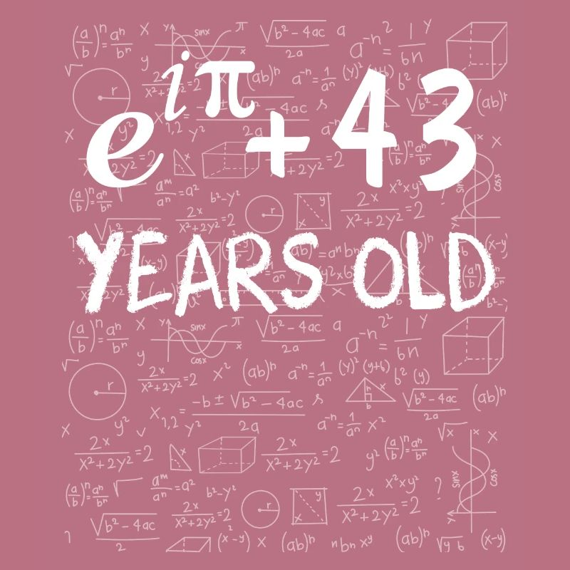 42nd Birthday 42 Years Euler Identity Math Gift