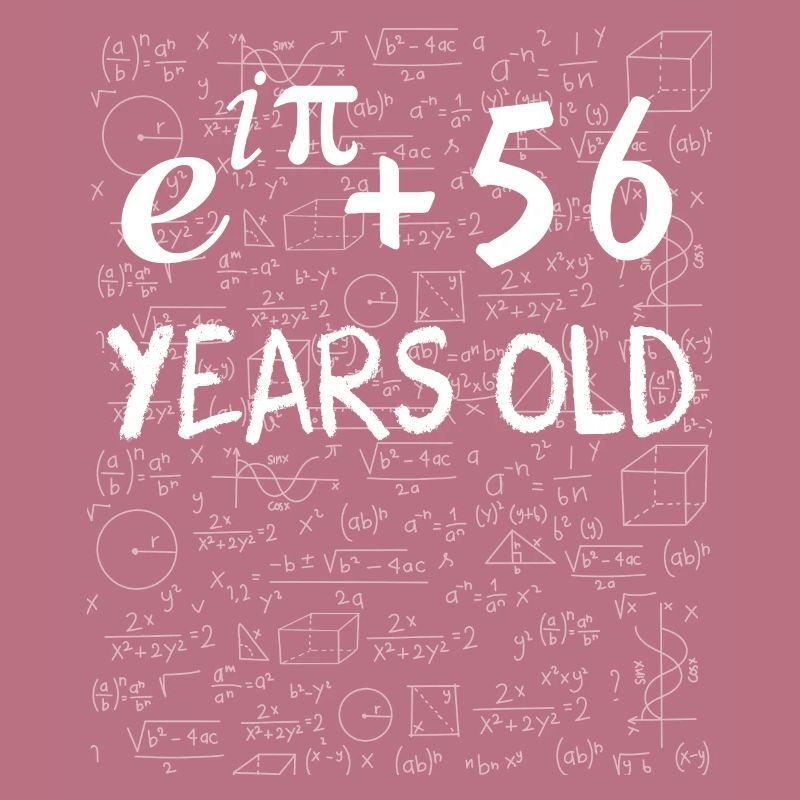 55th birthday 55 years Euler Identity math gift