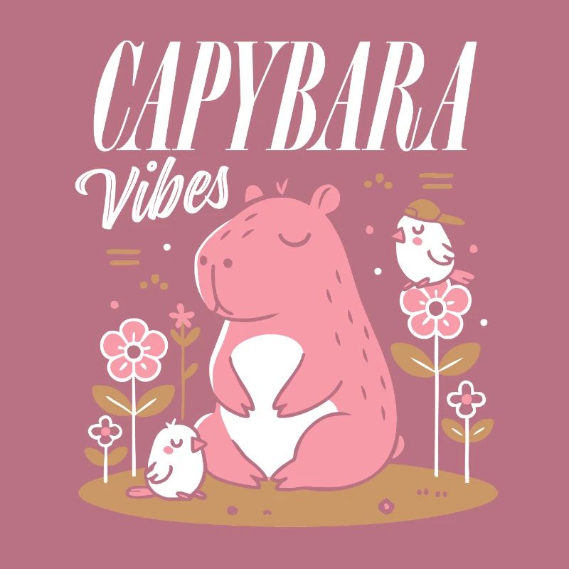 Relaxed Capybara Vibes