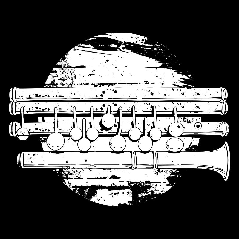Dessin de flûte traversière