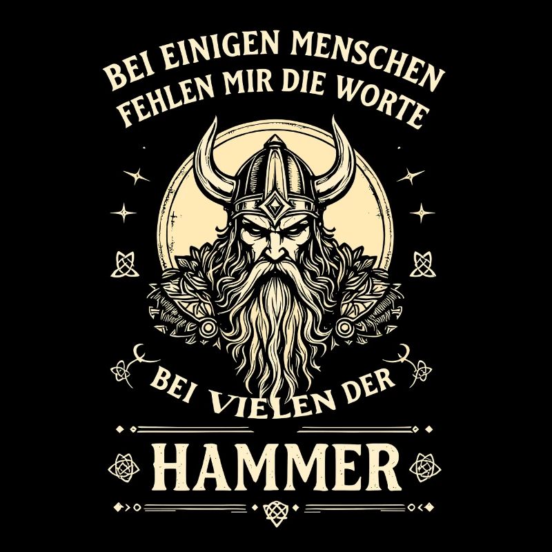 Bei Vielen Der Hammer Wikinger Spruch