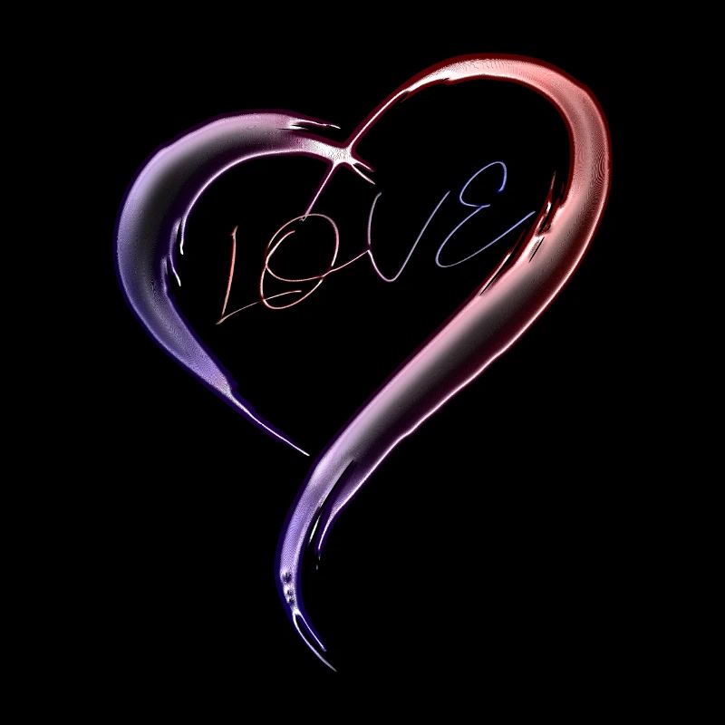 Heart Drawing Retro