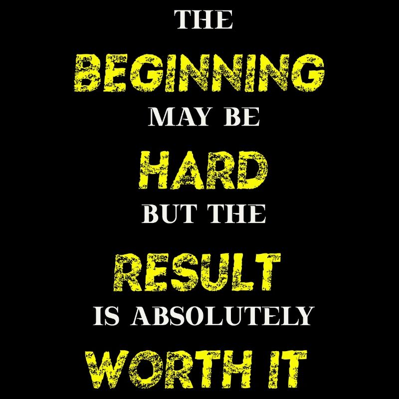 Beginning hard Result Worth it Geschenkidee