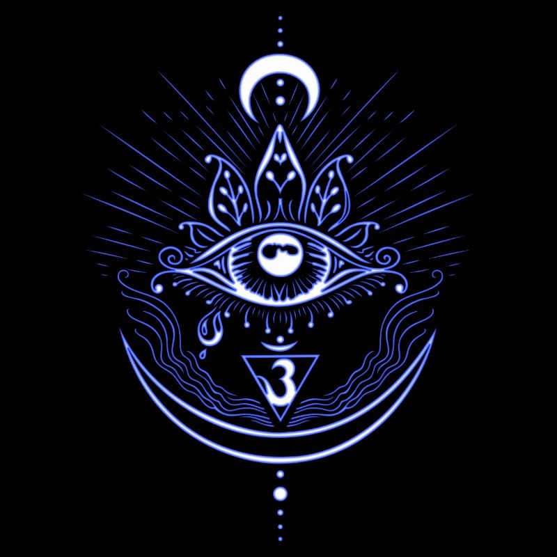 Troisième œil Chakra Symbole Troisième Œil