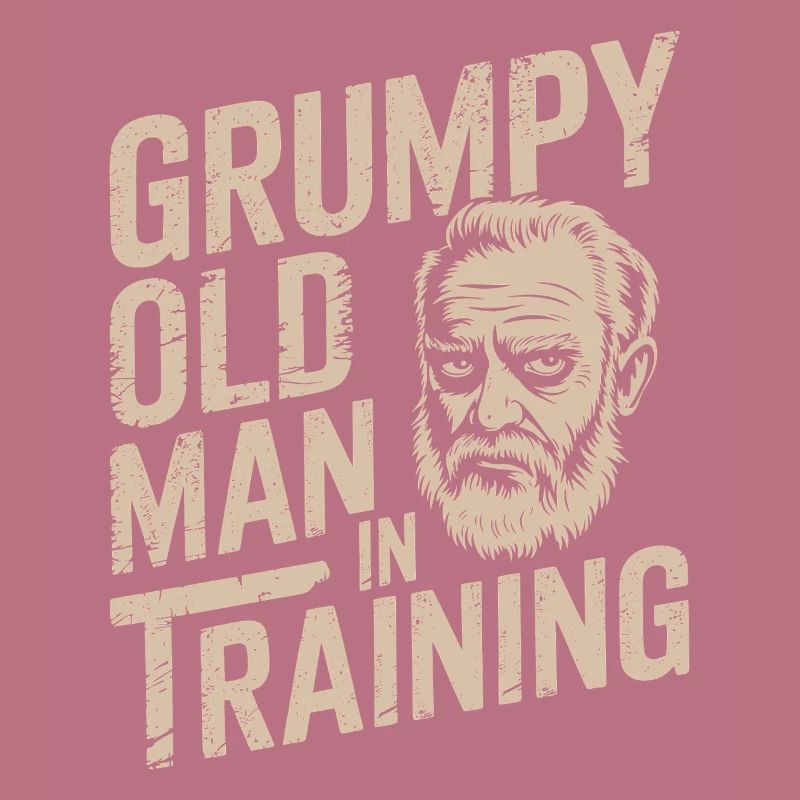 Mürrischer Alter Mann Grumpy