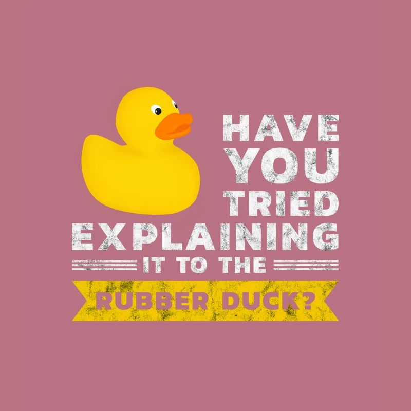 Programmierer Gummiente Debug