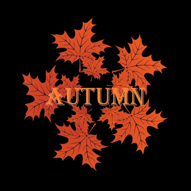 Automne mois, feuilles d’automne