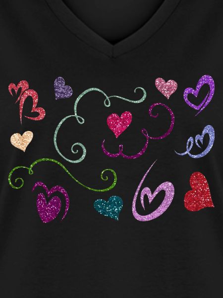 Glitter Heart Design