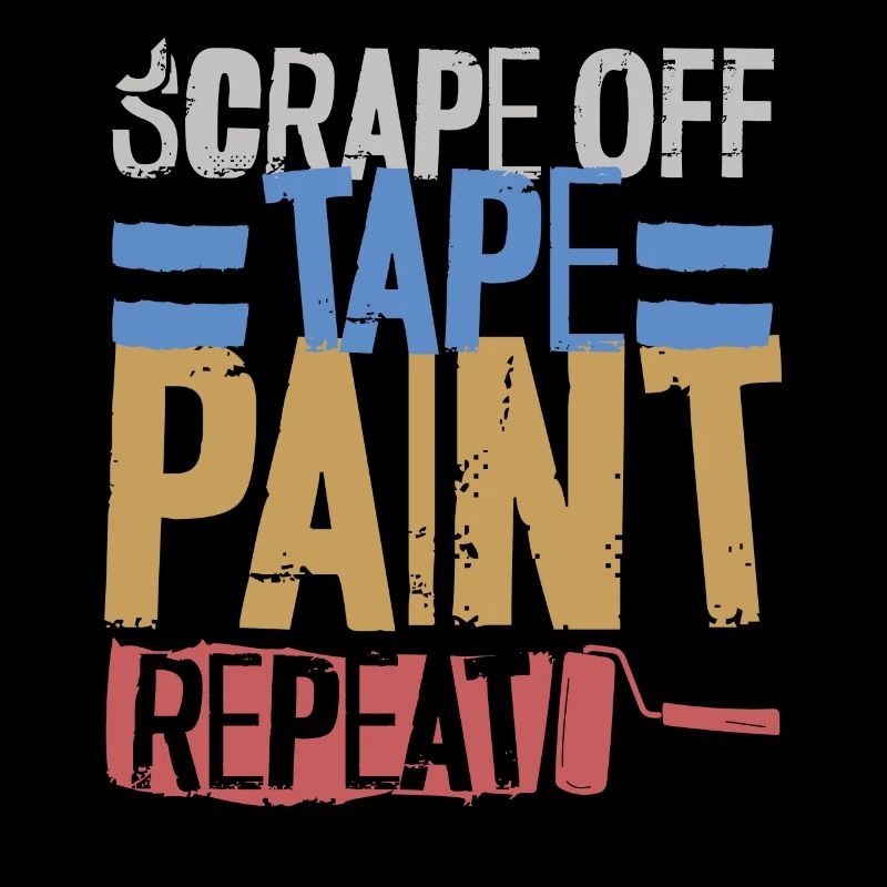 House Painter Decorator Scrape Off