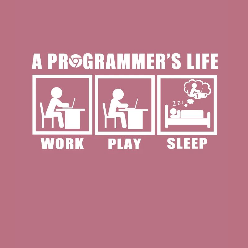 Das Leben eines Programmierers Spruch Geschenkidee