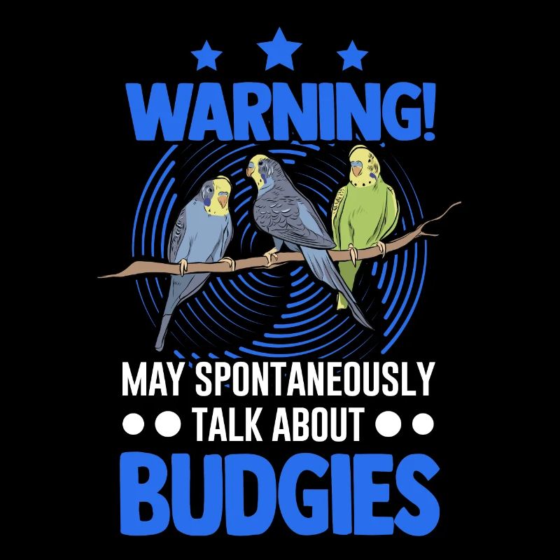 May spontaneously talk about Budgie's budgerigar