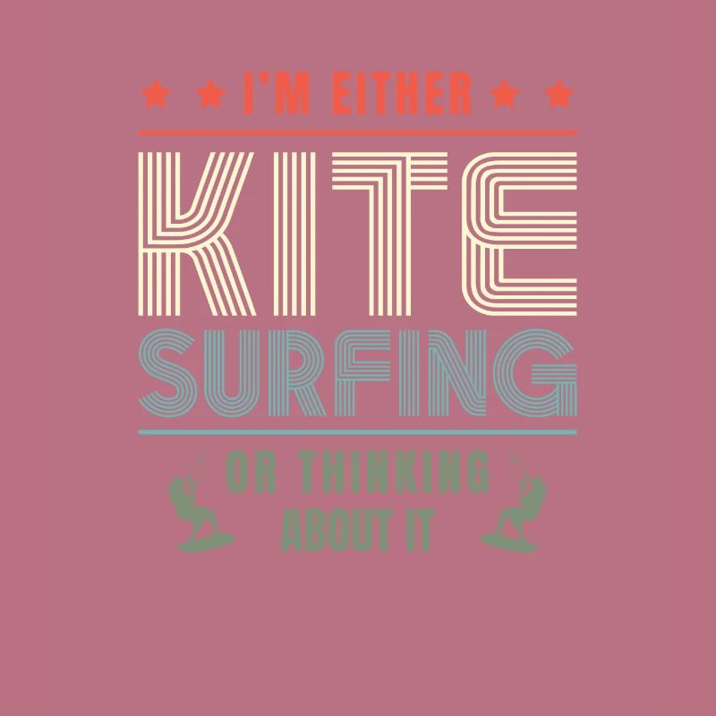 Ich Bin Entweder Kitesurfen Oder Denke Darüber