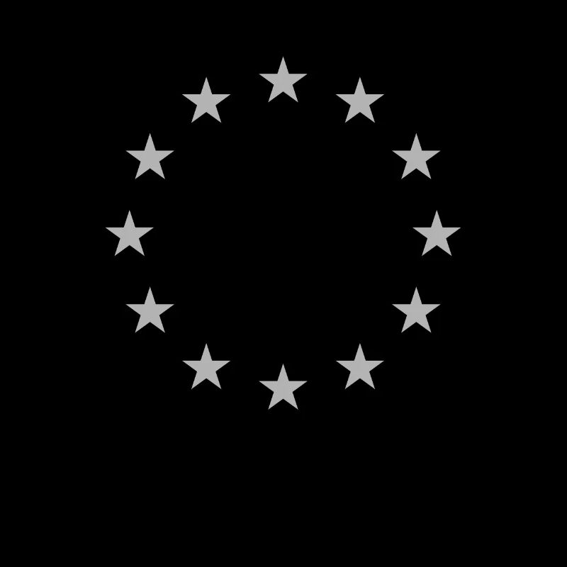 L’Europe drapeau de l’UE gris