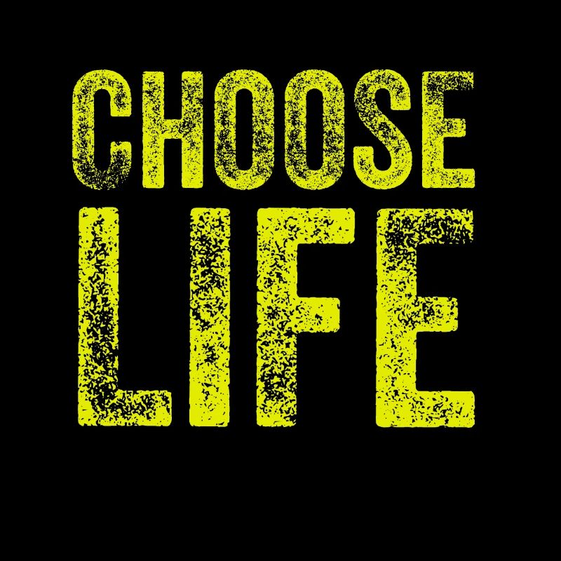 CHOOSE LIFE GEORGE WHAM YOG GIFT