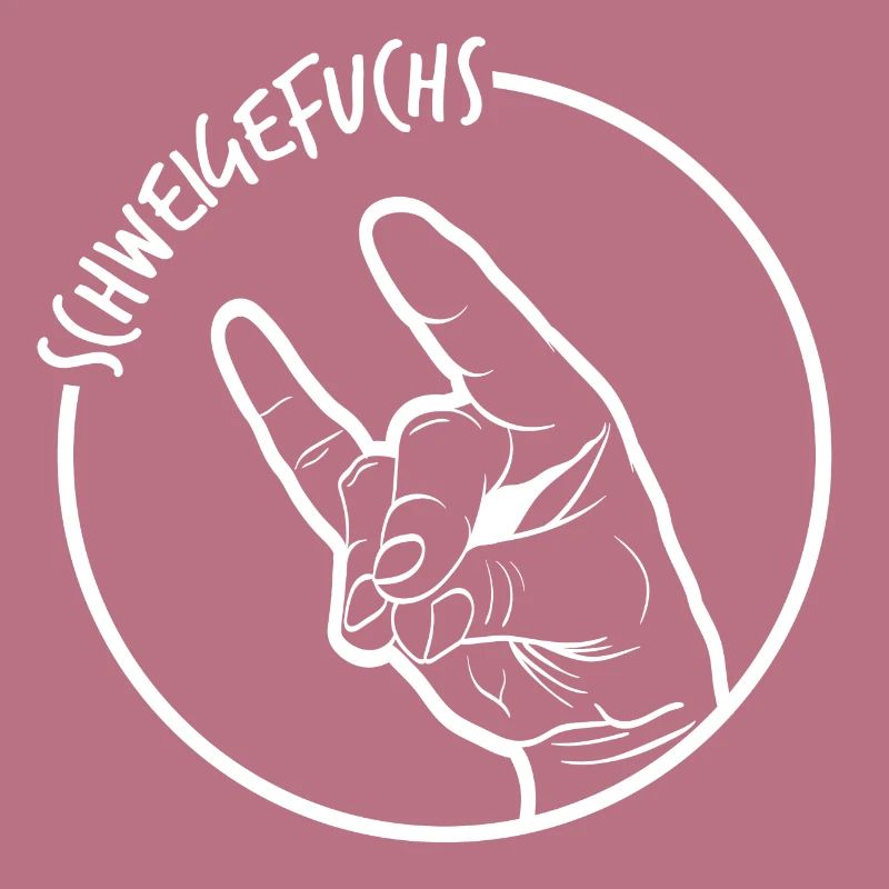 Eine nette Handgeste eines Schweigens Fox TShirt