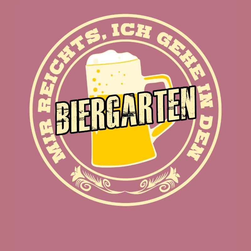Biergarten Bierglas Bier Biertrinker