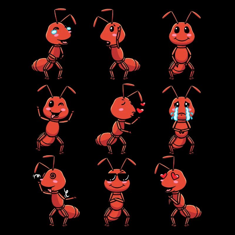 Vuur mieren emoticon