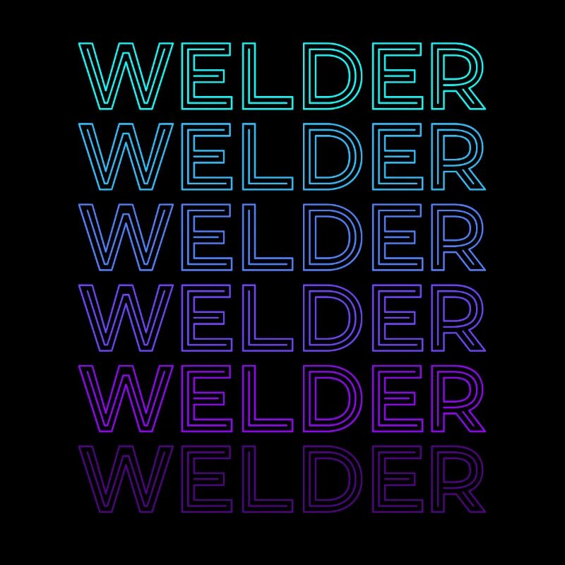 Welder Welding Welding Retro