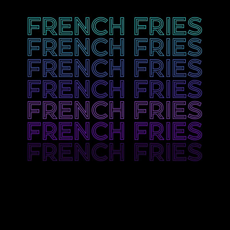 Français Frites Rétro