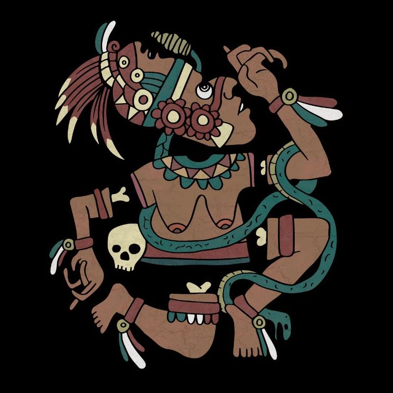 Coyolxauhqui Déesse aztèque Déesse de la Lune Maya Inca