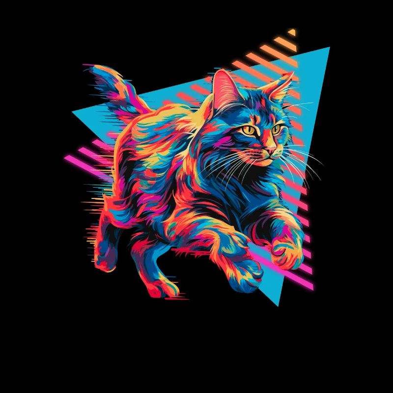 Maine Coon 80s Style