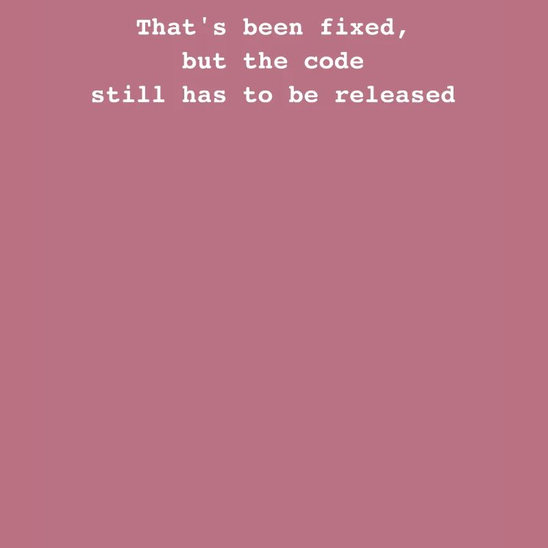 Cela a été corrigé, mais le code doit encore être modifié