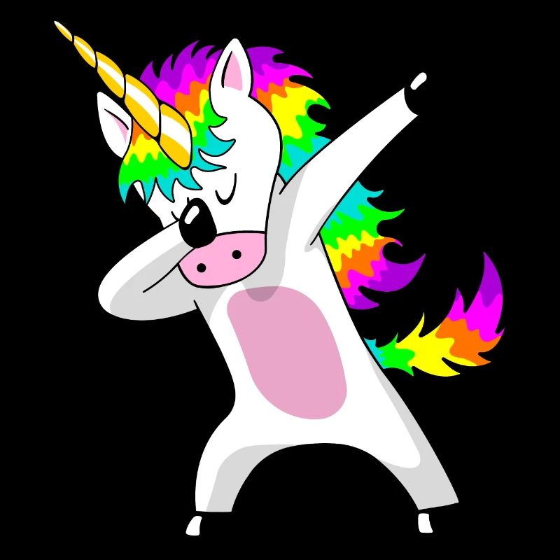 Einhorn Dabbing Unicorn Einhörner Geschenk
