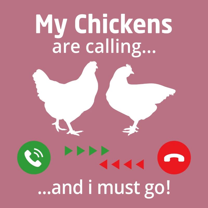 Le mie galline stanno chiamando e devo andare