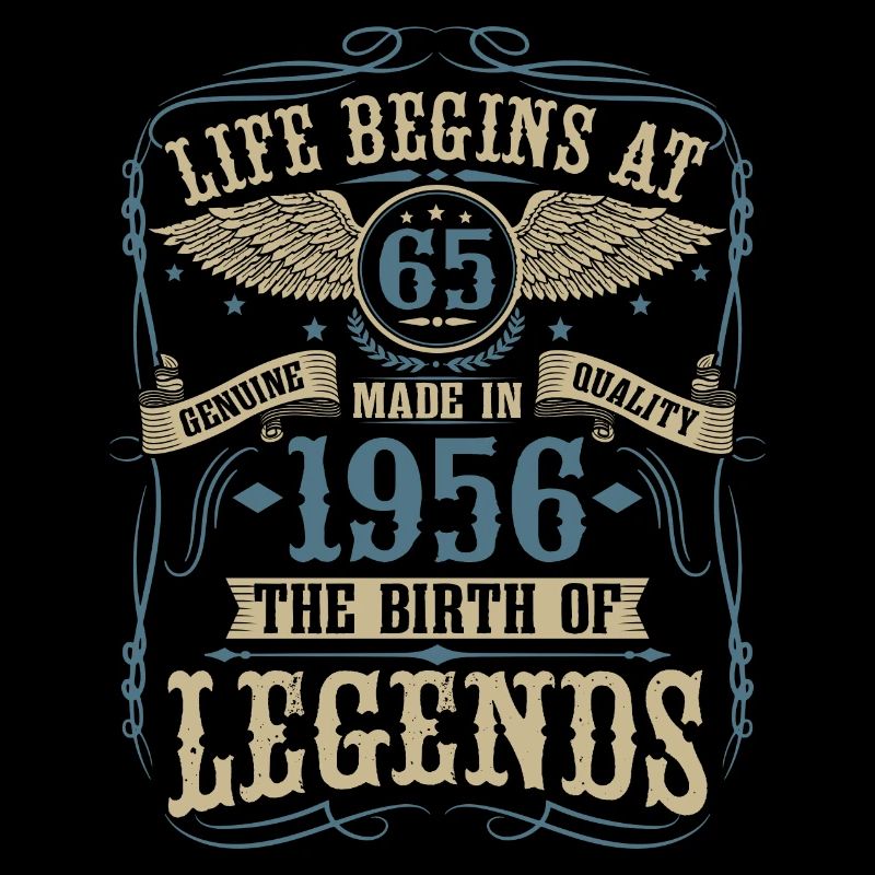 Naissance 1956 légendes 65 anniversaire
