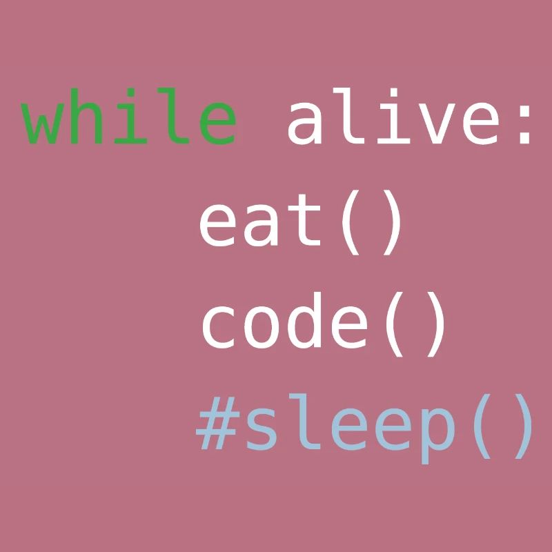 Code Python | Répéter le code de sommeil Manger | Programmation
