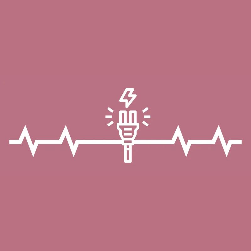 Heartbeat socket electrician electrical engineering E