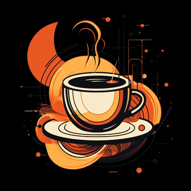 Designer coffee mug