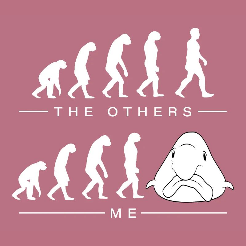Die anderen und Ich Evolution Blobfisch lustig