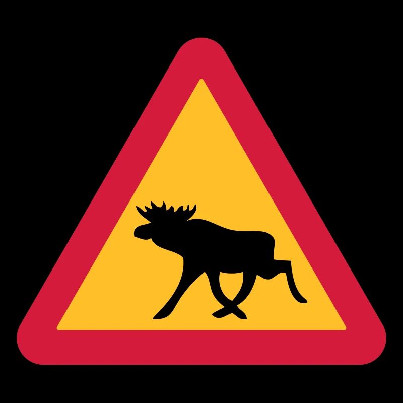 Caution Moose!