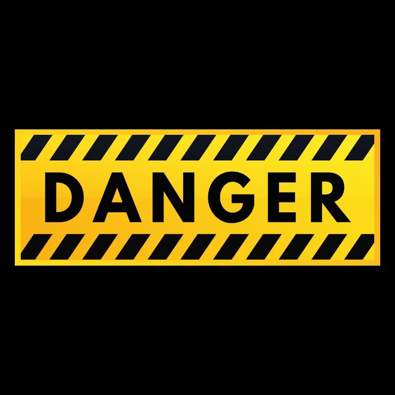 Danger Achtung Design geschenk Geschenkidee
