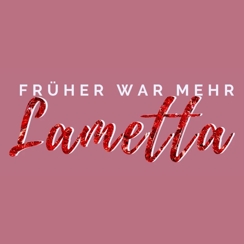 Weihnachtspullover - Früher war mehr Lametta