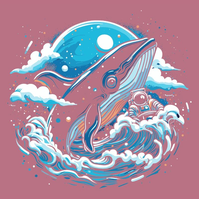 Imagination de baleine de l’espace
