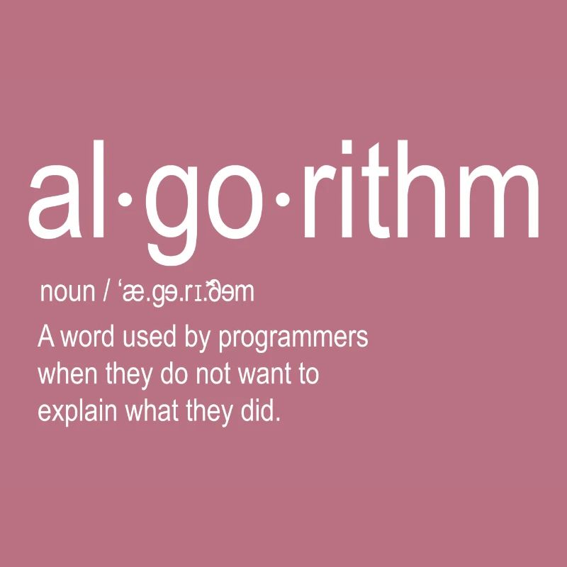 Algorithm Shirt Algorithmus Definition Geschenk