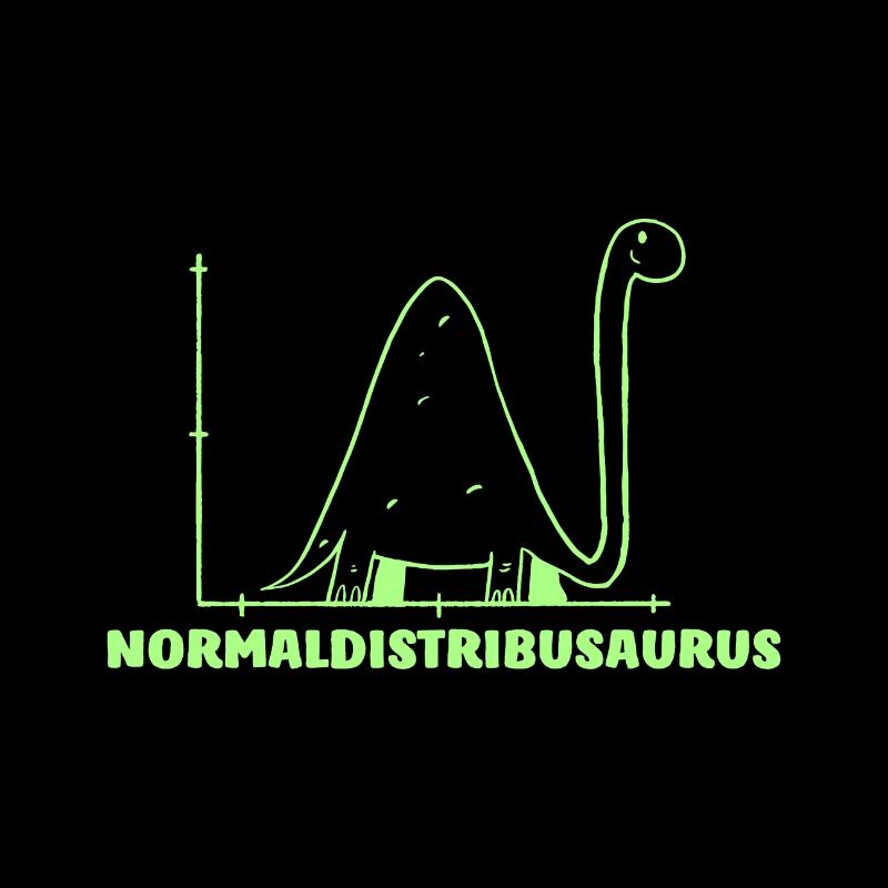 Normaldistribusaurus Normal Distribution I Geschenk