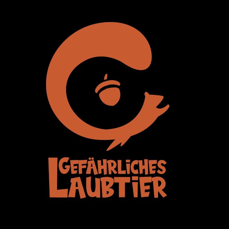 Gefährliches Laubtier Eichhörnchen