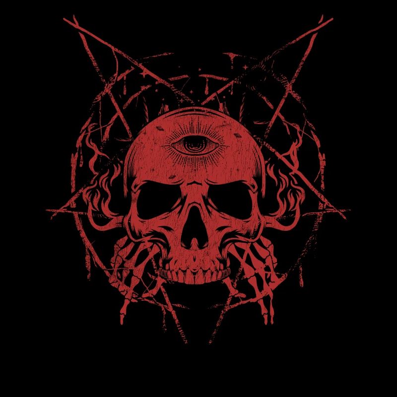 Le costume gothique du diable pour