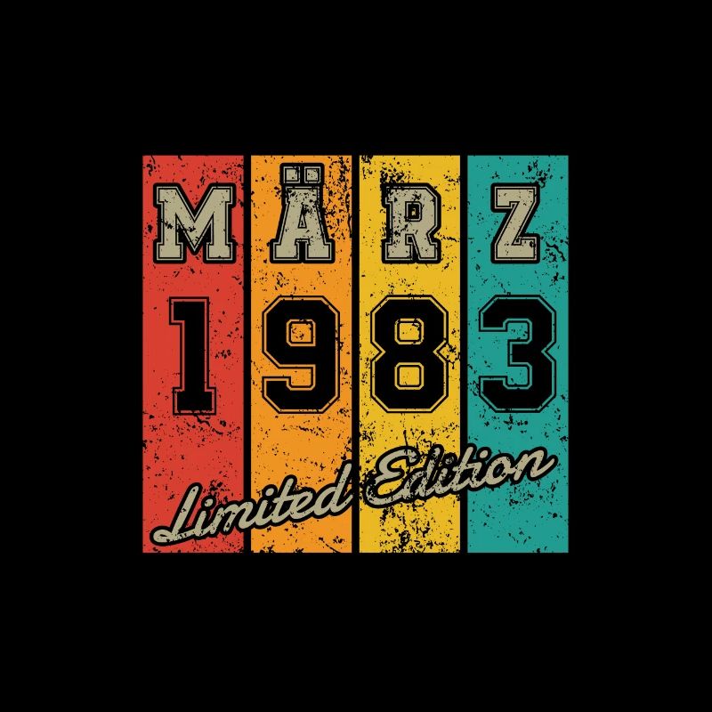 Date de naissance : Mars 1983 - Édition limitée Retro