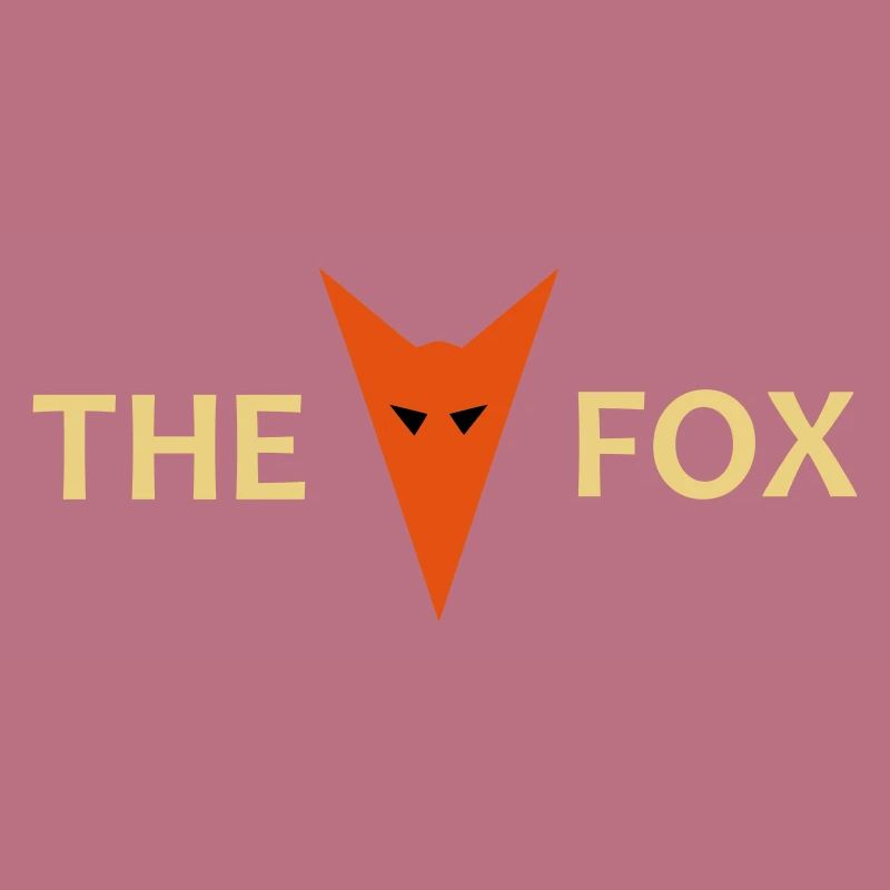 ★ design colors changeable ★ The Fox (head fox)
