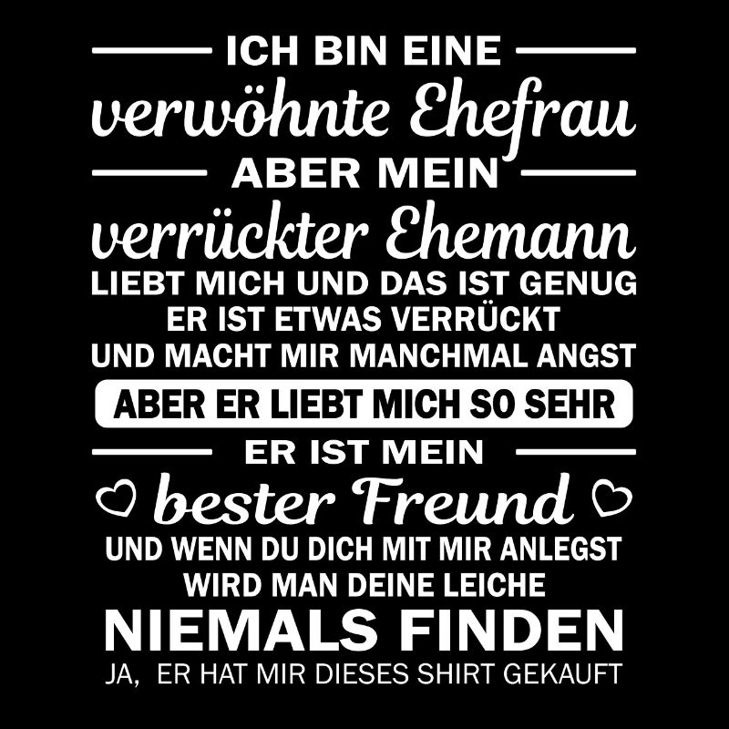 Frau Ehepartnerin Geschenk Verwöhnte Ehefrau Dame