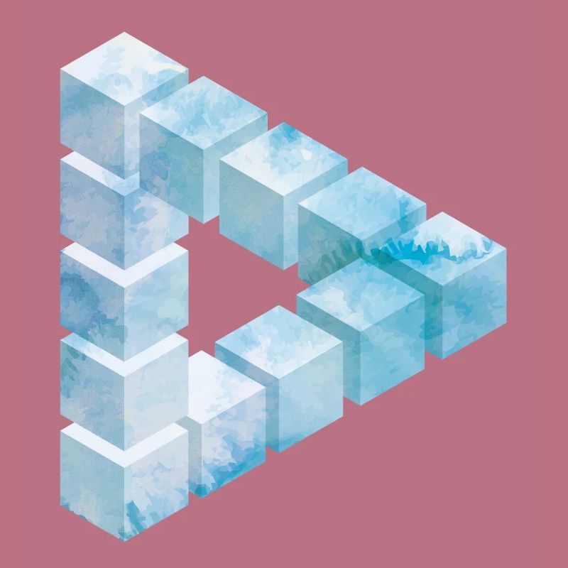 Eisblock Muster Design